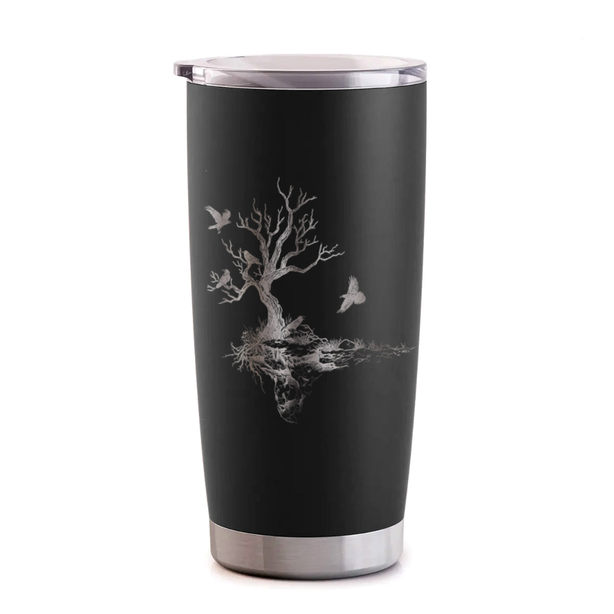 Twisted Tree with Ravens - 20oz Polar Insulated Tumbler