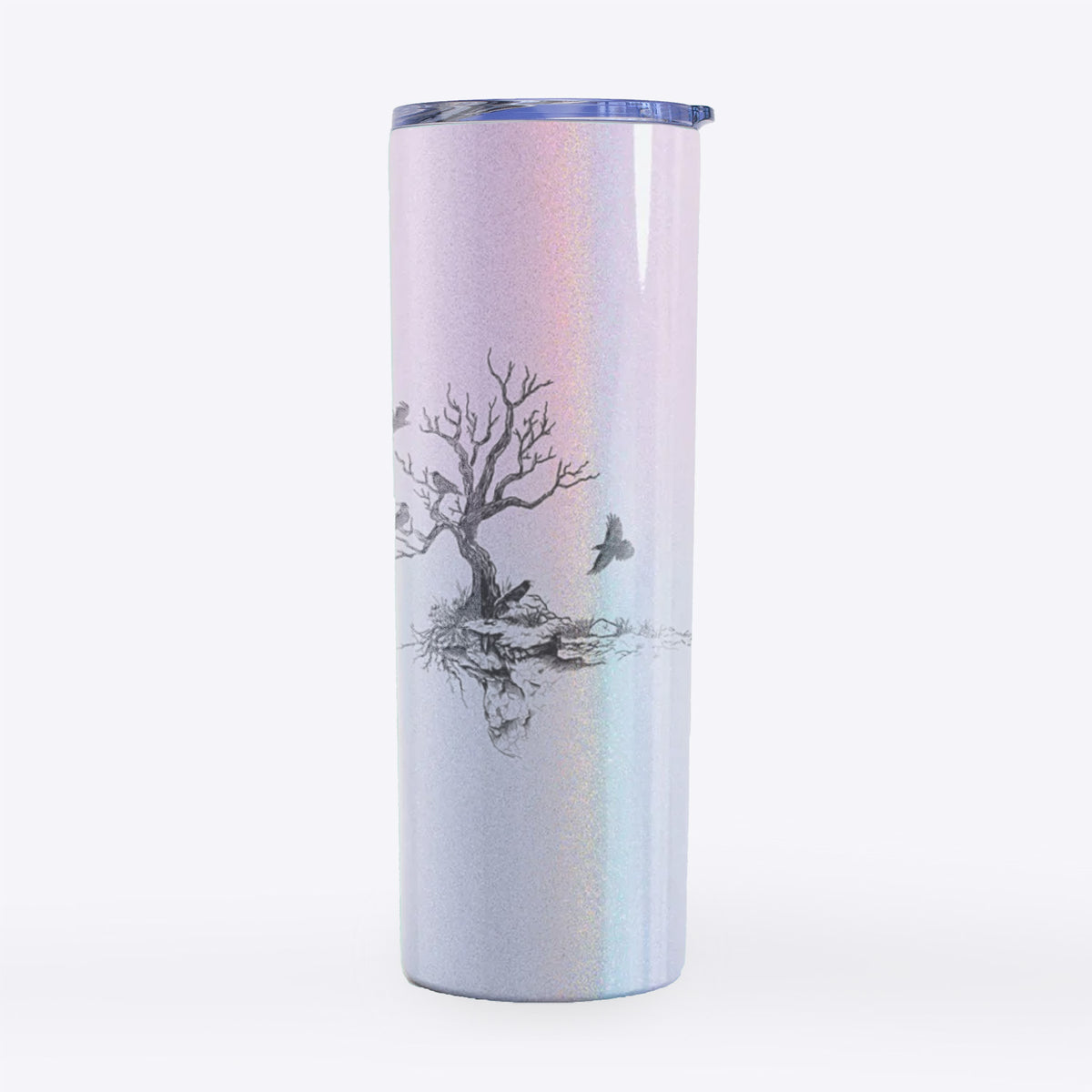 Twisted Tree with Ravens - 20oz Skinny Tumbler