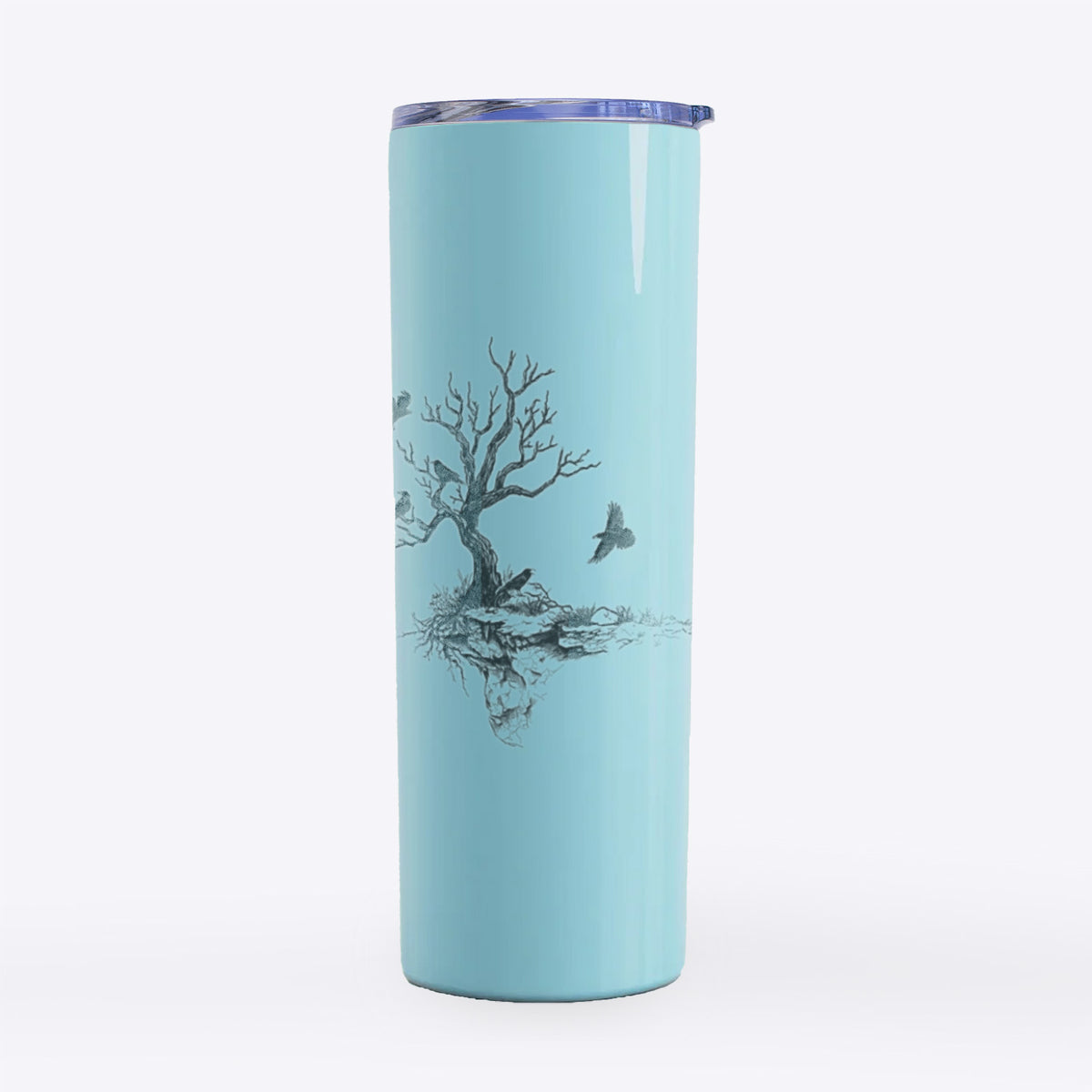 Twisted Tree with Ravens - 20oz Skinny Tumbler