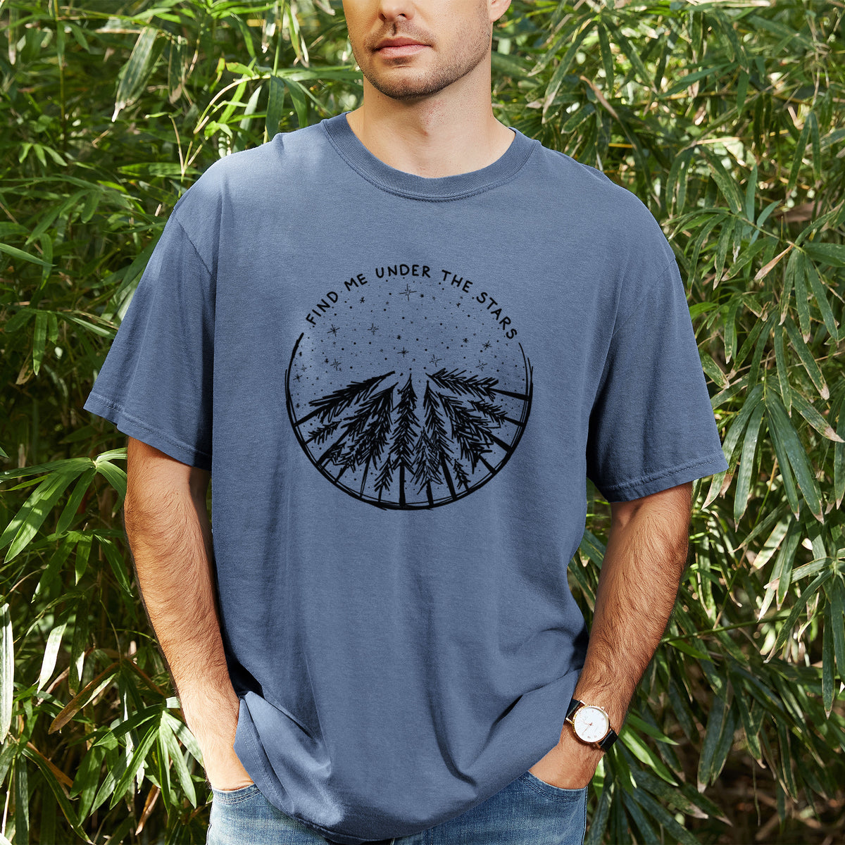 Find Me Under the Stars - Unisex Comfort Colors Garment-Dyed Heavyweight T-shirt