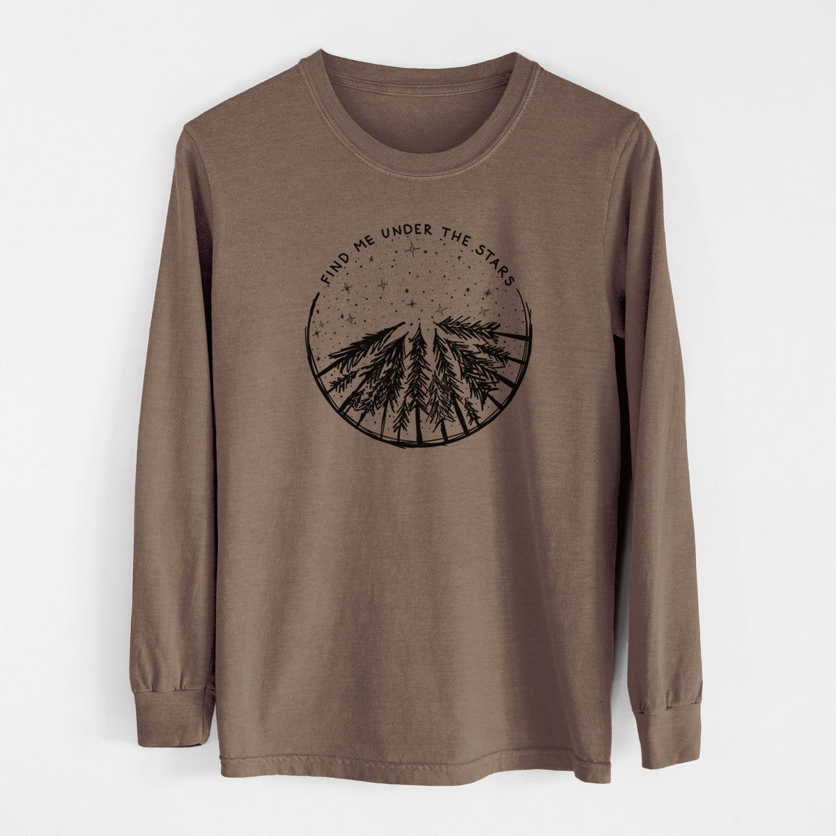Find Me Under the Stars - Unisex Comfort Colors 100% Cotton Long Sleeve