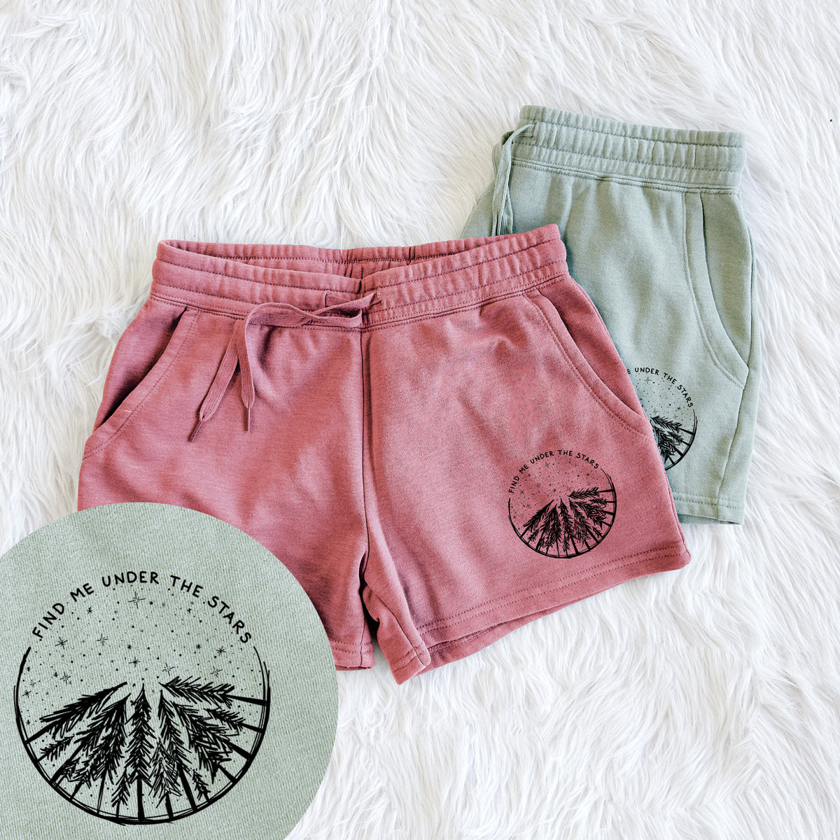 Find Me Under the Stars - Women&#39;s Cali Wave Shorts