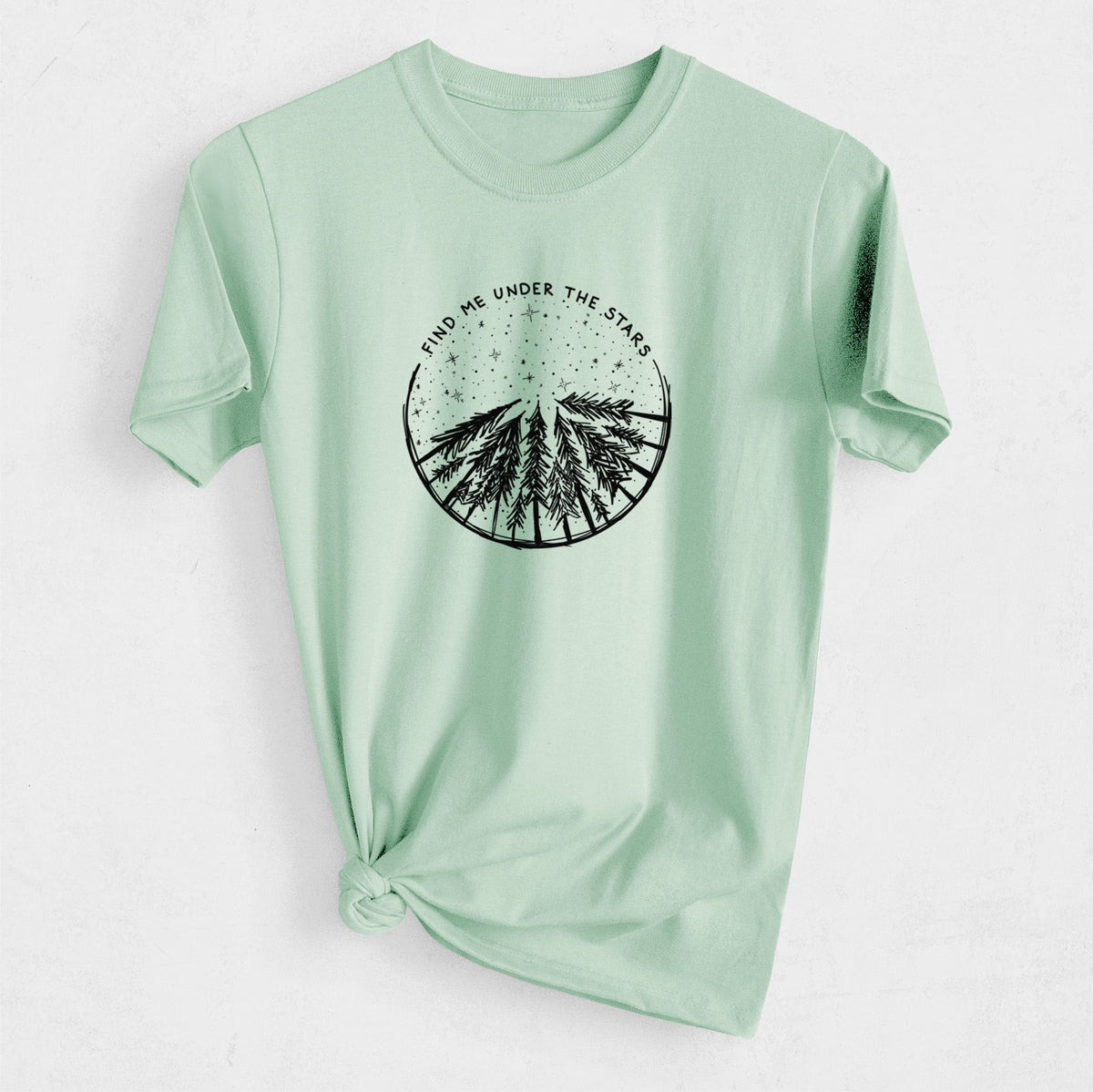 Find Me Under the Stars - Heavyweight Men&#39;s 100% Organic Cotton Tee