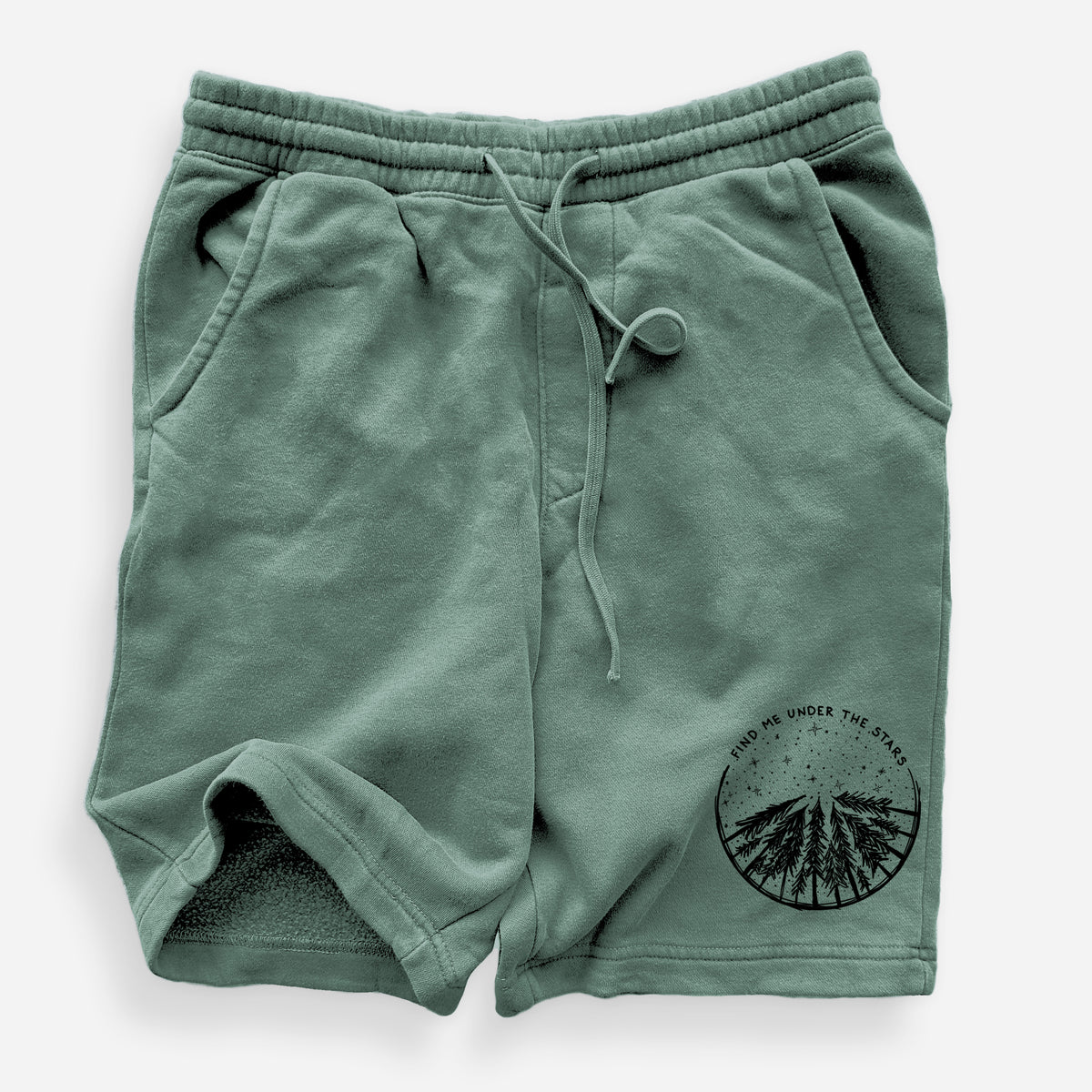 Find Me Under the Stars - Unisex Pigment Dyed Shorts