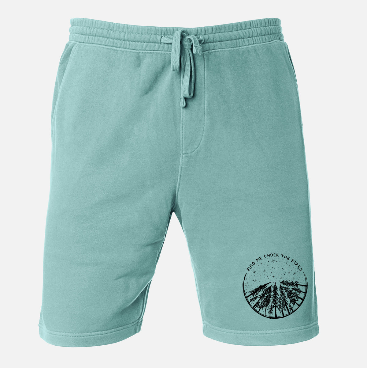 Find Me Under the Stars - Unisex Pigment Dyed Shorts