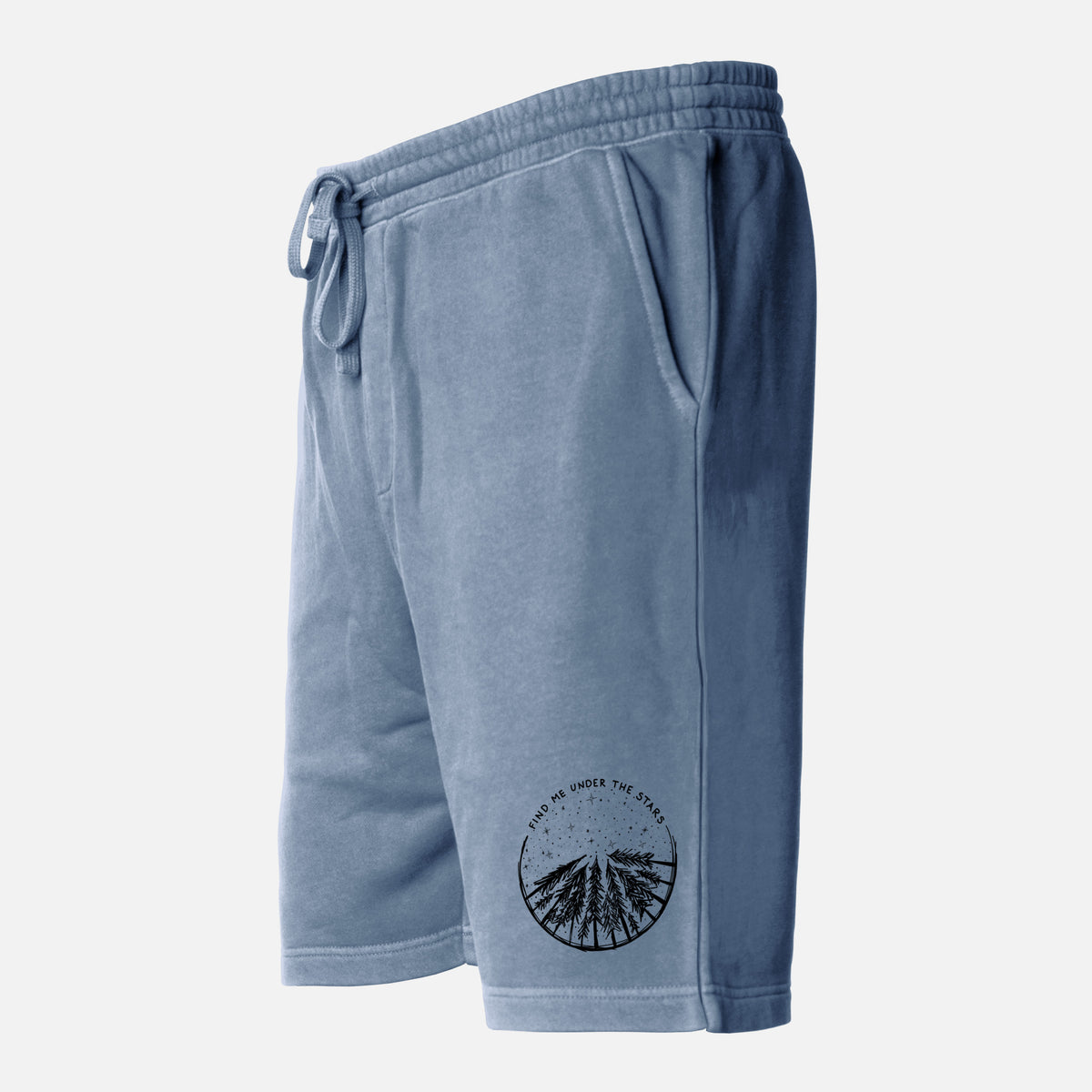 Find Me Under the Stars - Unisex Pigment Dyed Shorts