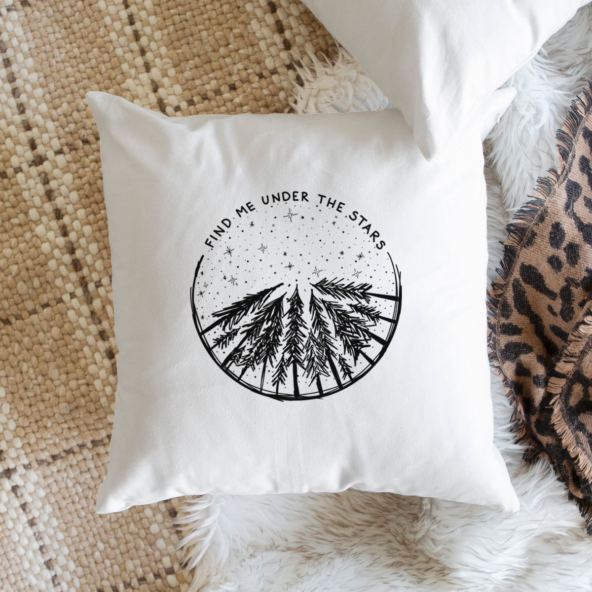 Find Me Under the Stars - Throw Pillow Cover