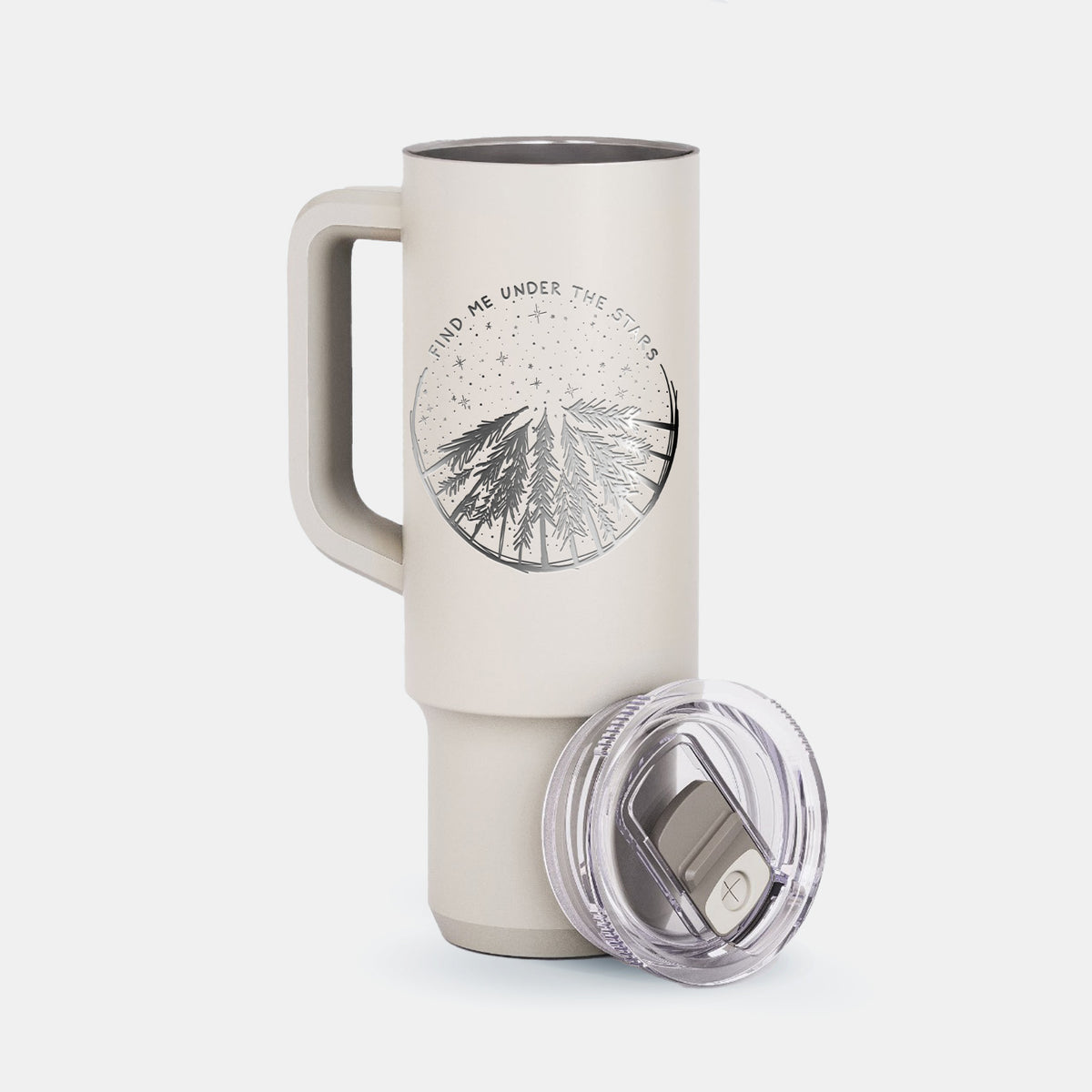 Find Me Under the Stars - 40oz Skinny Recharge Tumbler