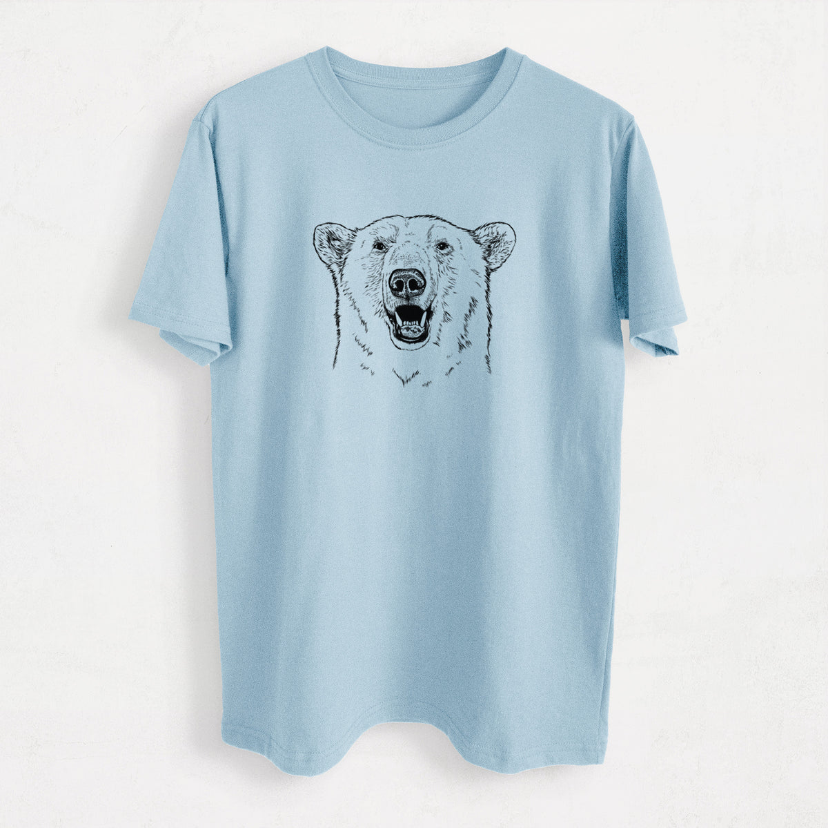 Ursus Maritimus - Polar Bear - Heavyweight Men&#39;s 100% Organic Cotton Tee