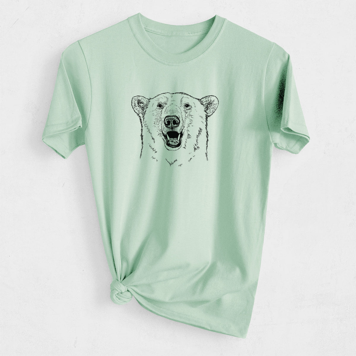 Ursus Maritimus - Polar Bear - Heavyweight Men&#39;s 100% Organic Cotton Tee