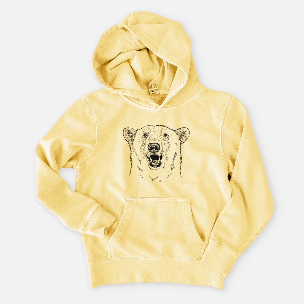 Ursus Maritimus - Polar Bear - Youth Pigment Dyed Hoodie