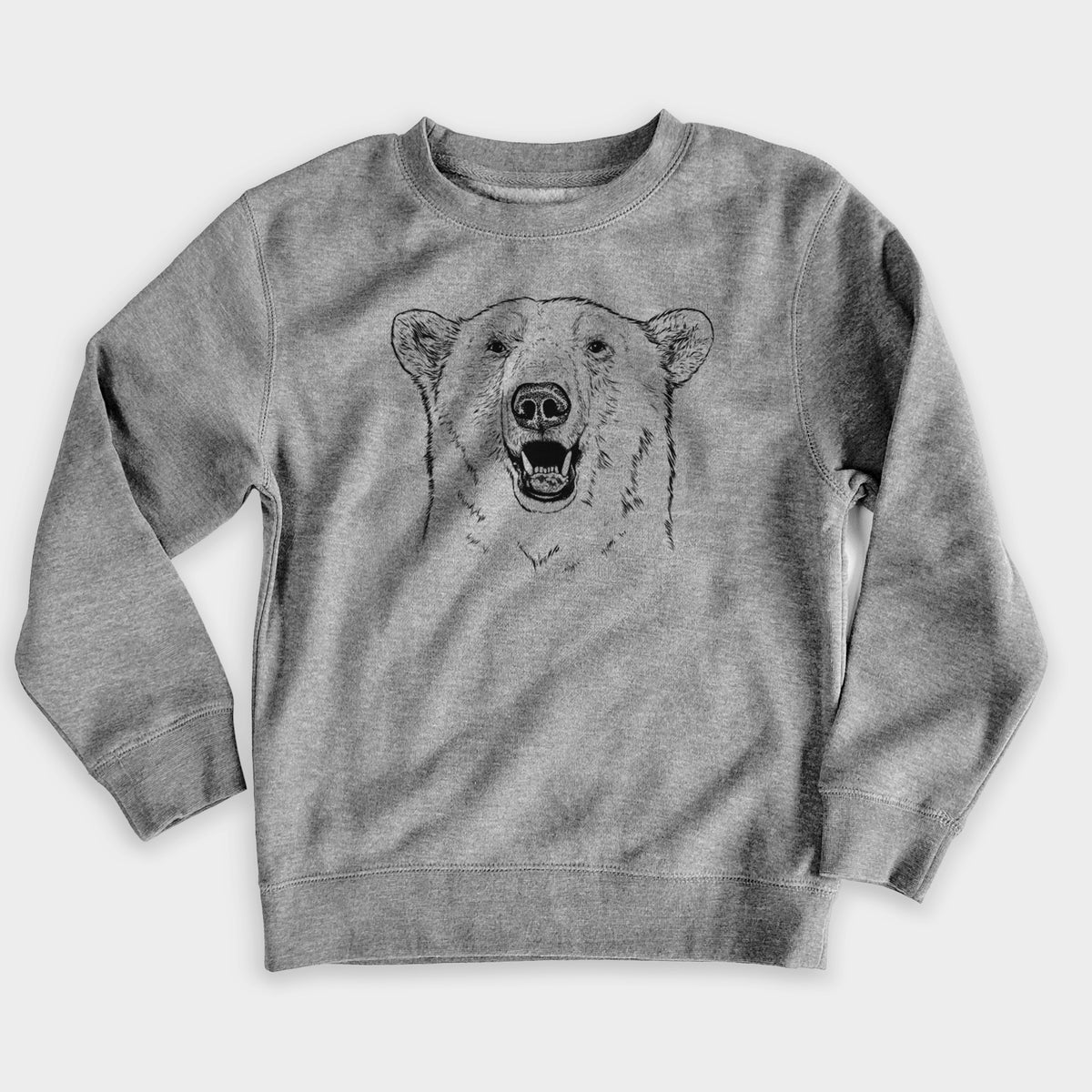 Ursus Maritimus - Polar Bear - Youth Lightweight Crewneck Sweatshirt