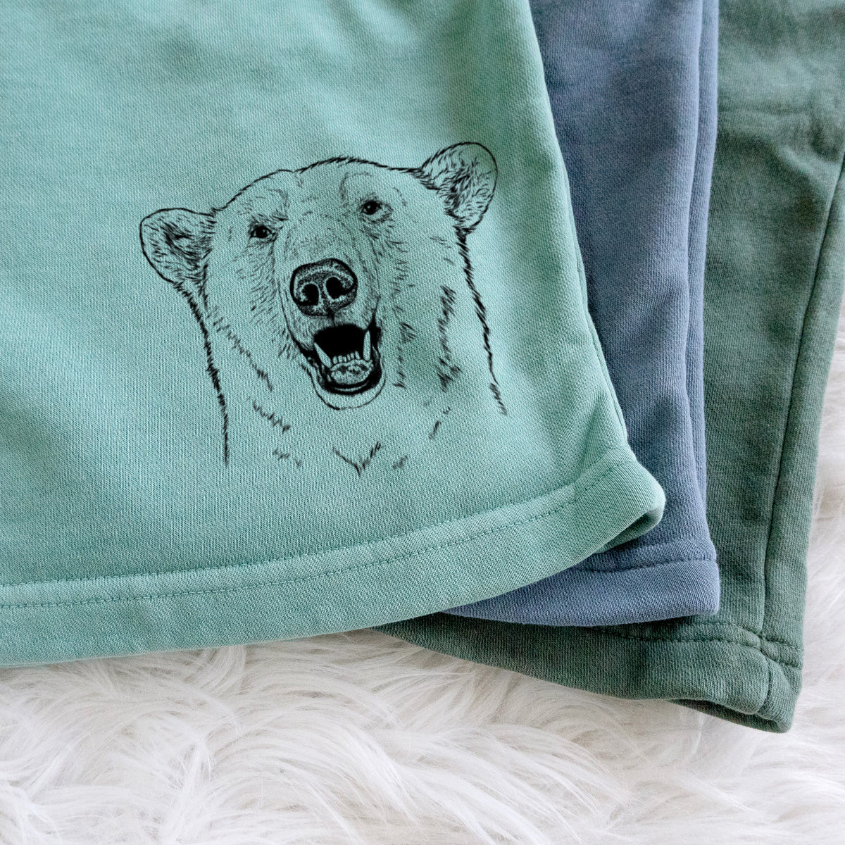 Ursus Maritimus - Polar Bear - Unisex Pigment Dyed Shorts