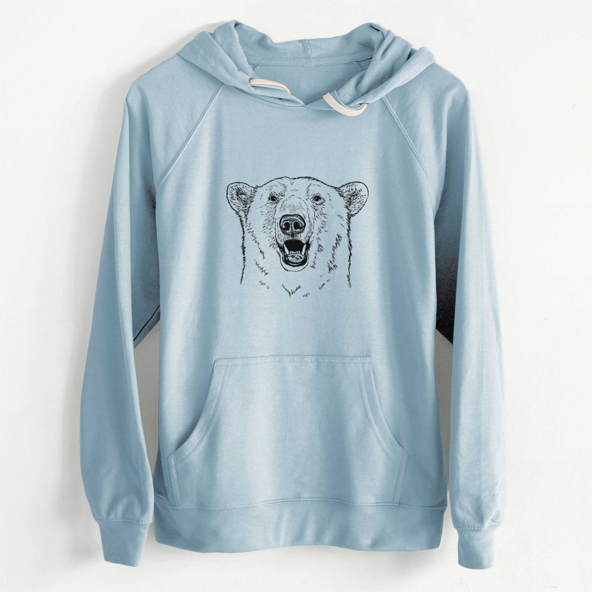 CLEARANCE - Ursus Maritimus - Polar Bear  - Unisex Slim Fit Loopback Terry Hoodie