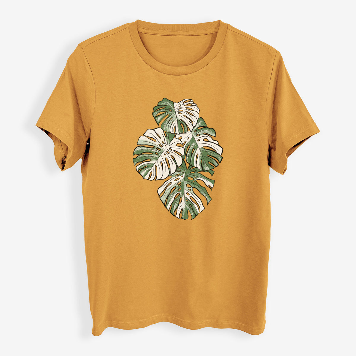 Variegated Monstera - Womens Everyday Maple Tee