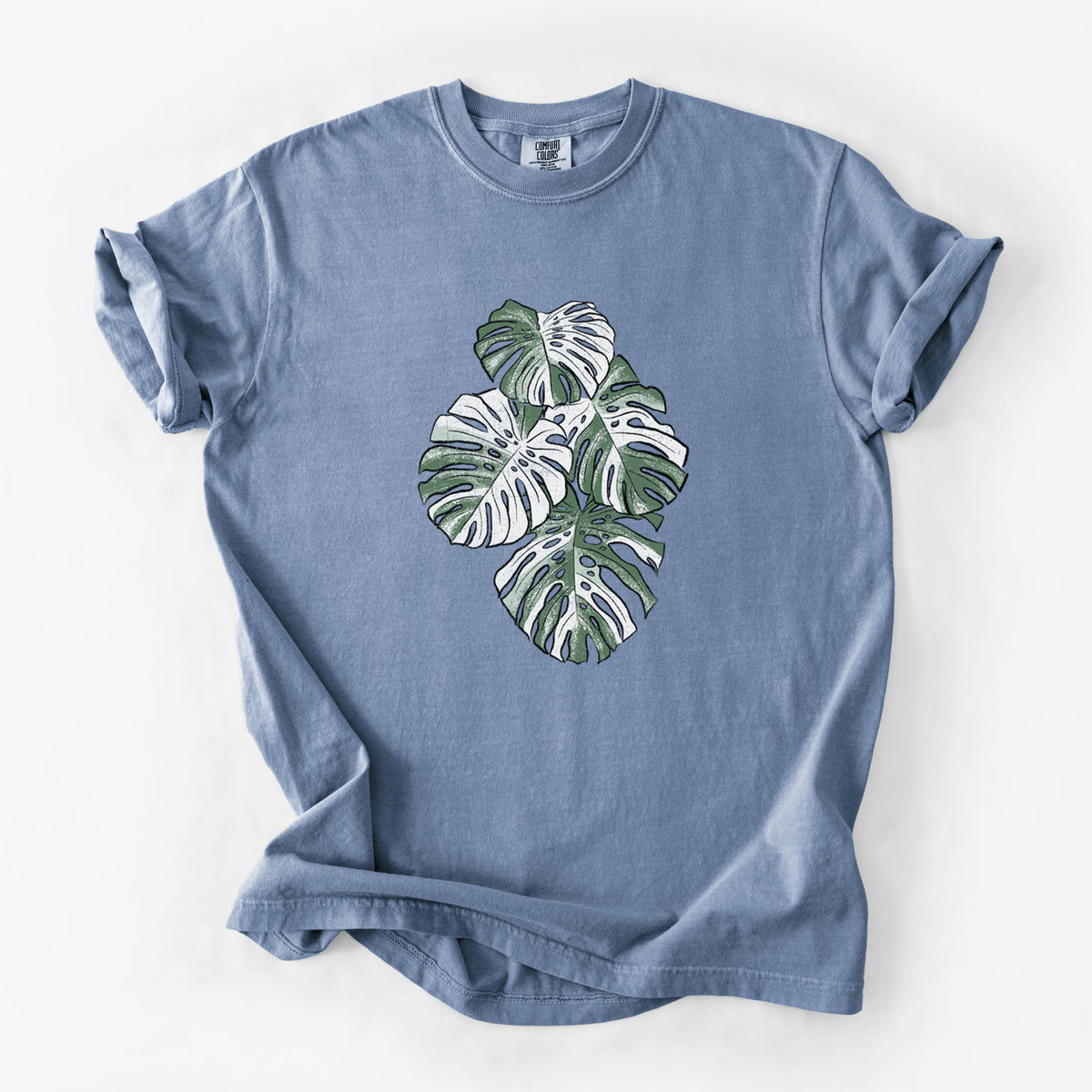 Variegated Monstera - Unisex Comfort Colors Garment-Dyed Heavyweight T