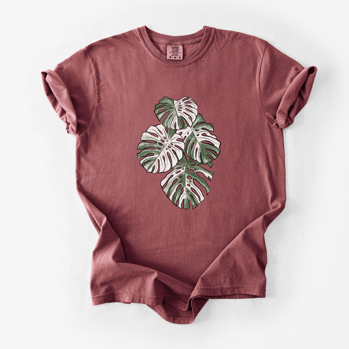 Variegated Monstera - Unisex Comfort Colors Garment-Dyed Heavyweight T-shirt
