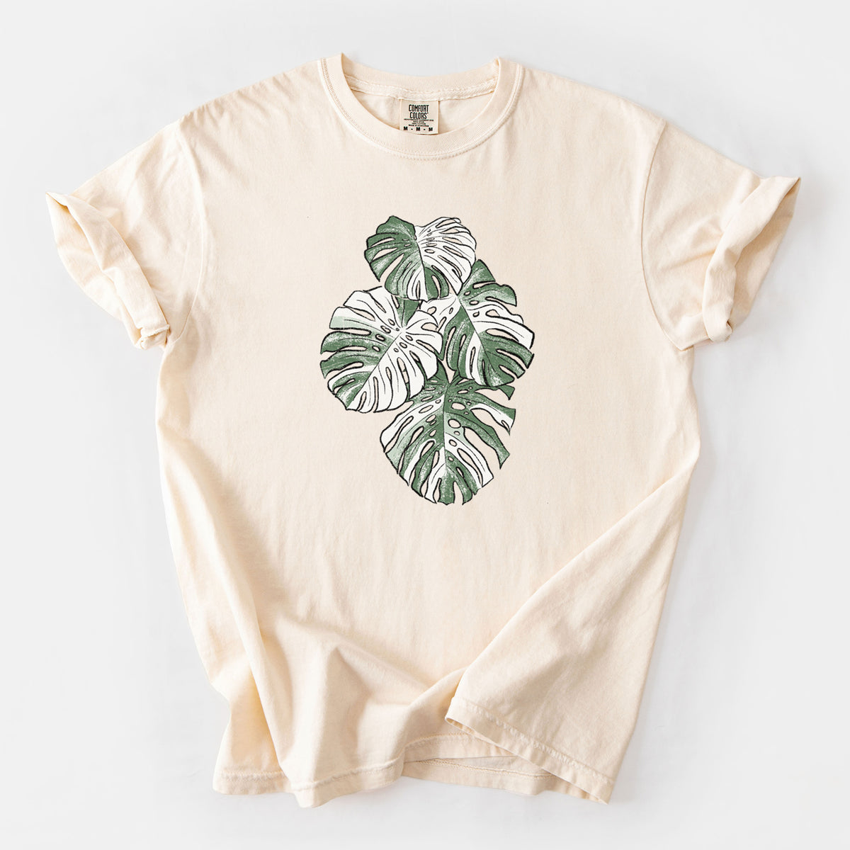 Variegated Monstera - Unisex Comfort Colors Garment-Dyed Heavyweight T-shirt