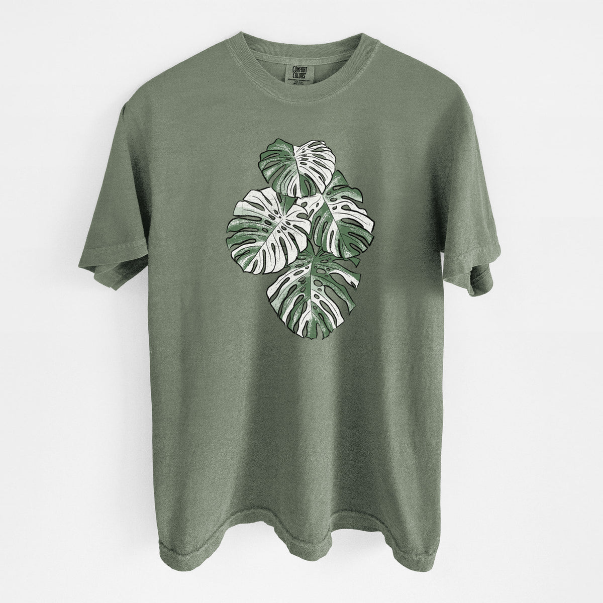 Variegated Monstera - Unisex Comfort Colors Garment-Dyed Heavyweight T-shirt