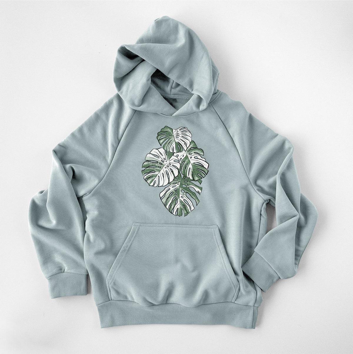 Variegated Monstera - UltraLuxe Heavyweight French Terry Hoodie