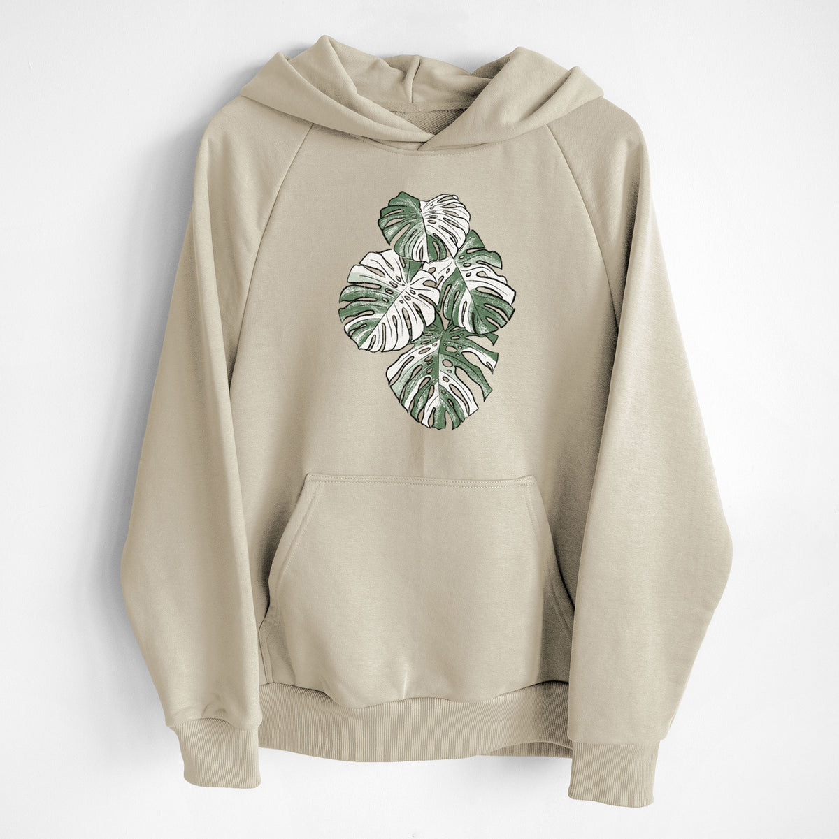 Variegated Monstera - UltraLuxe Heavyweight French Terry Hoodie