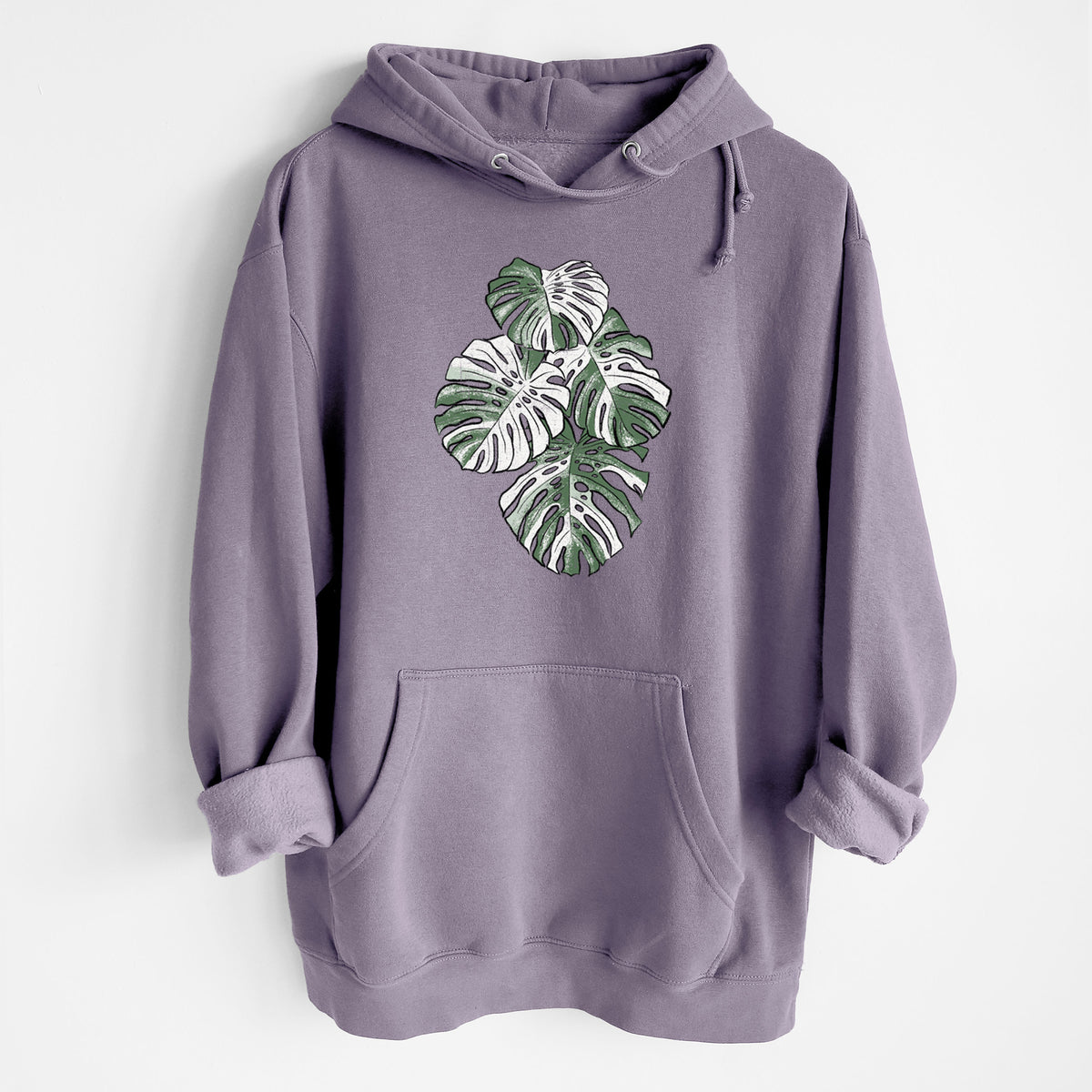 Variegated Monstera - Heavyweight Fleece Hoodie