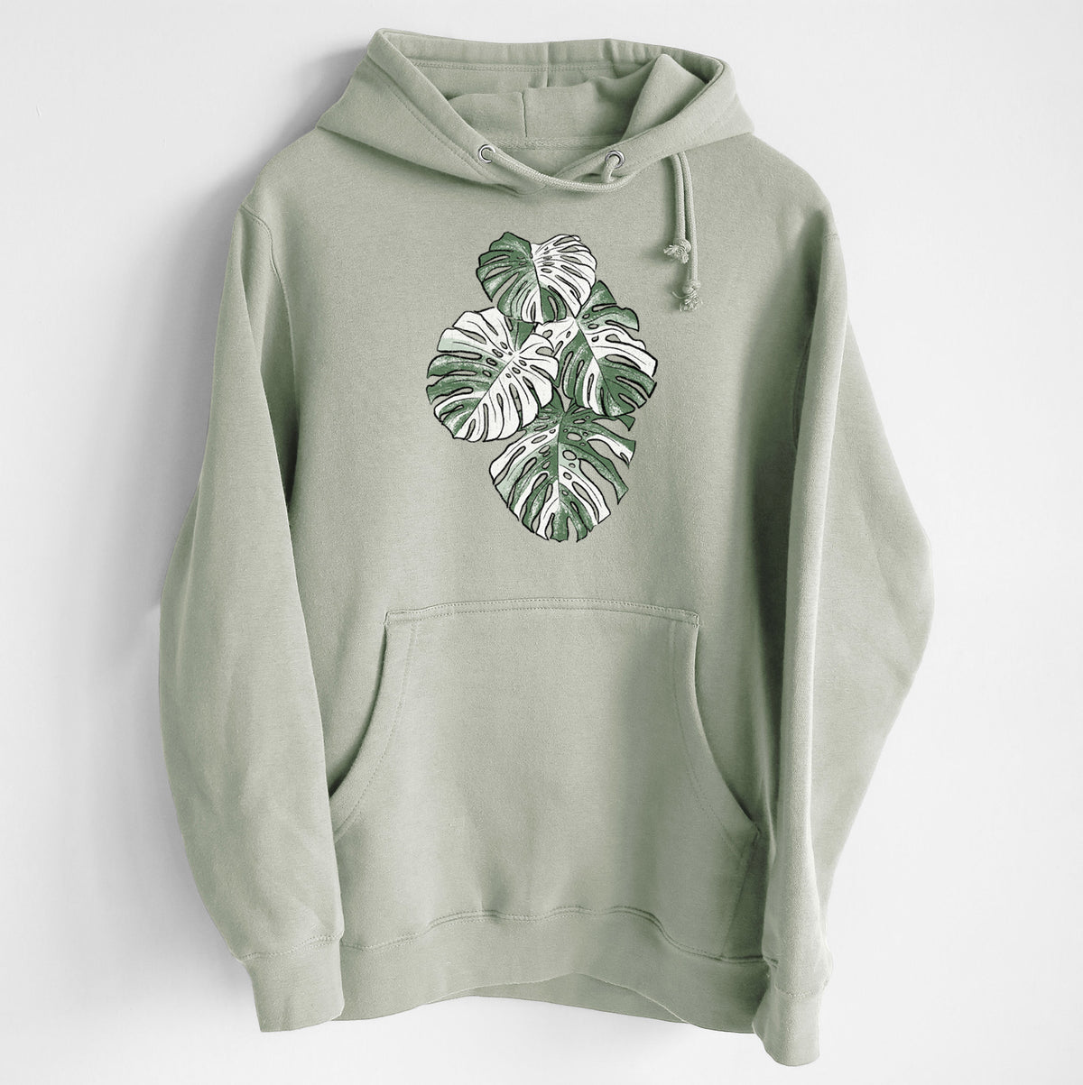 Variegated Monstera - Heavyweight Fleece Hoodie