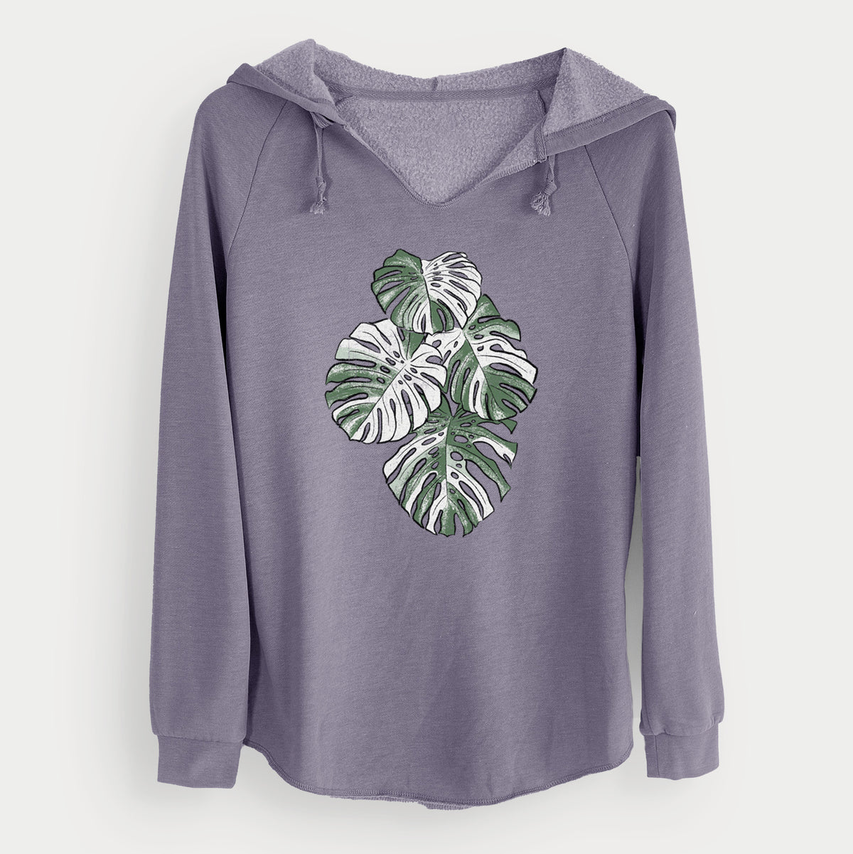 Variegated Monstera - Cali Wave Hooded Sweatshirt