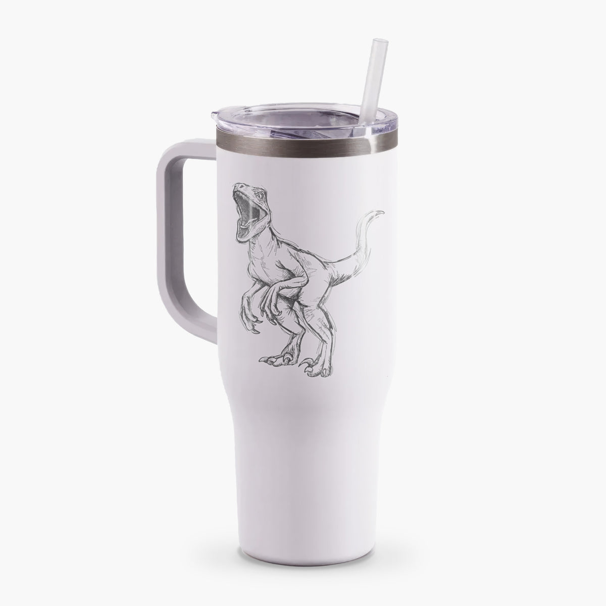 Velociraptor Mongoliensis - 40oz Tumbler with Handle