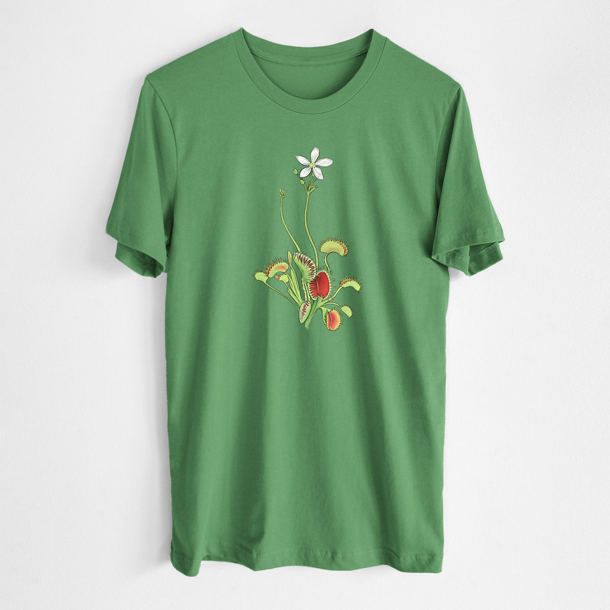 Colorful Carnivorous Venus Fly Trap - Lightweight 100% Cotton Unisex Crewneck