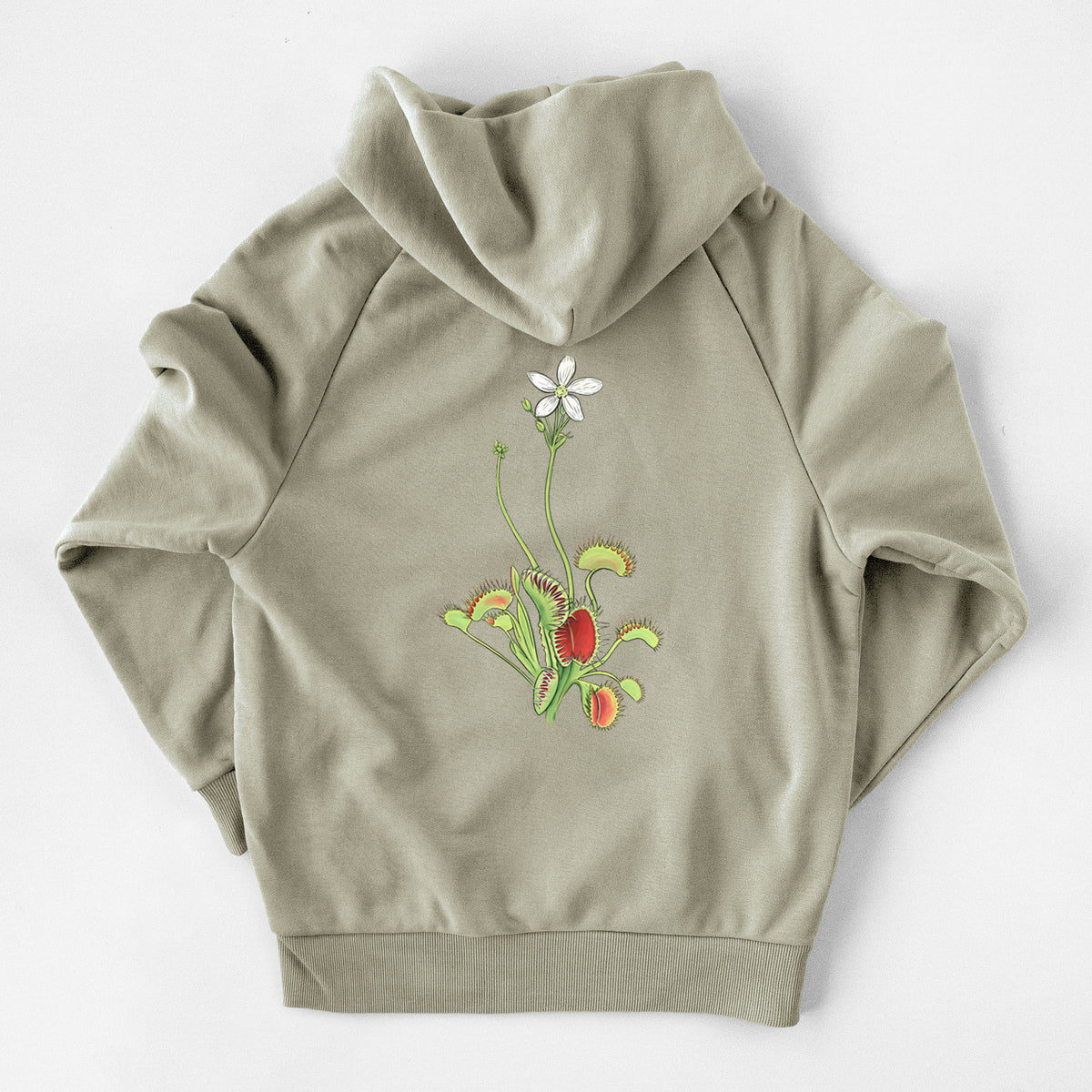 Colorful Carnivorous Venus Fly Trap - UltraLuxe Heavyweight French Terry Hoodie