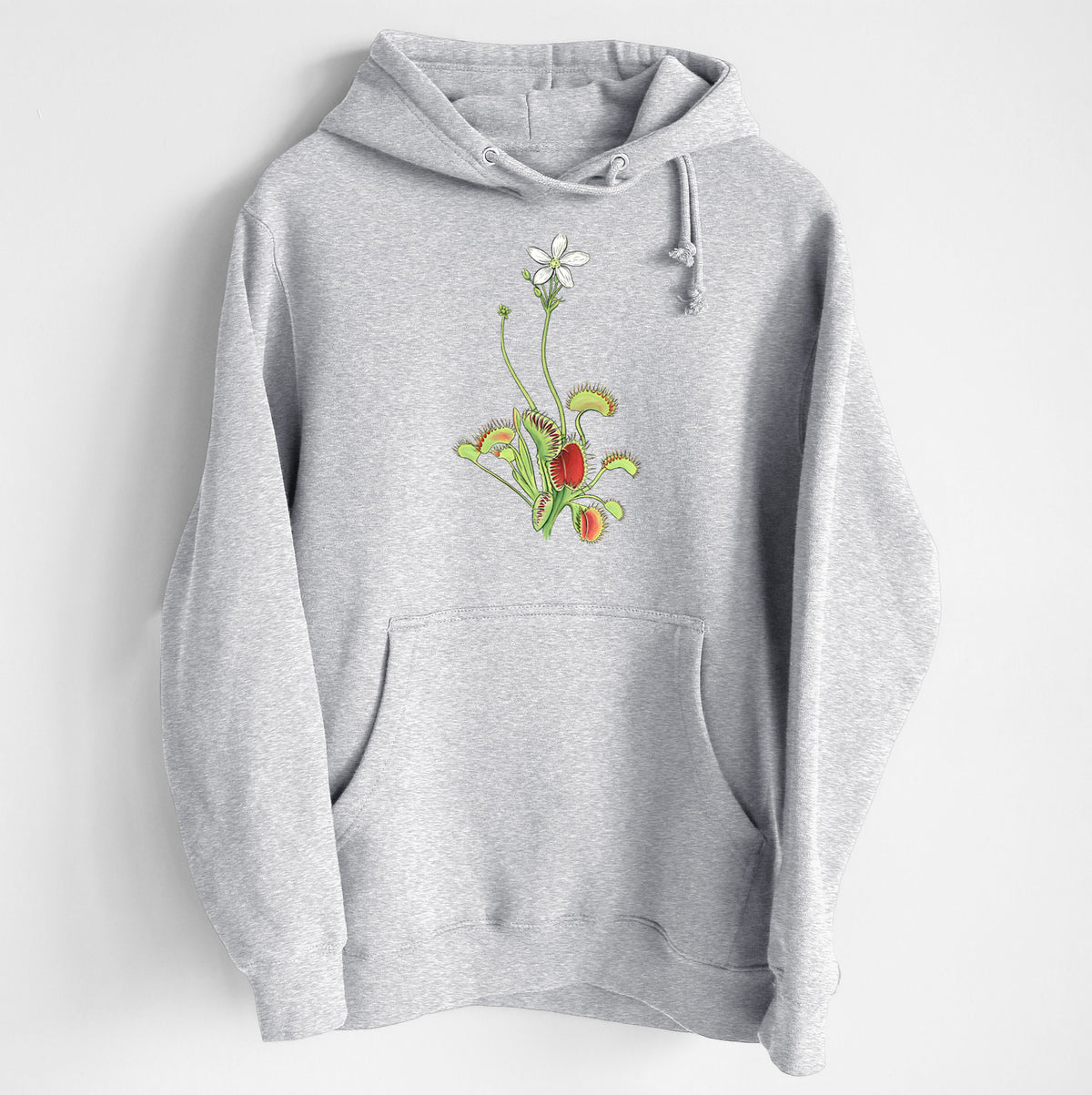 Colorful Carnivorous Venus Fly Trap - Heavyweight Fleece Hoodie