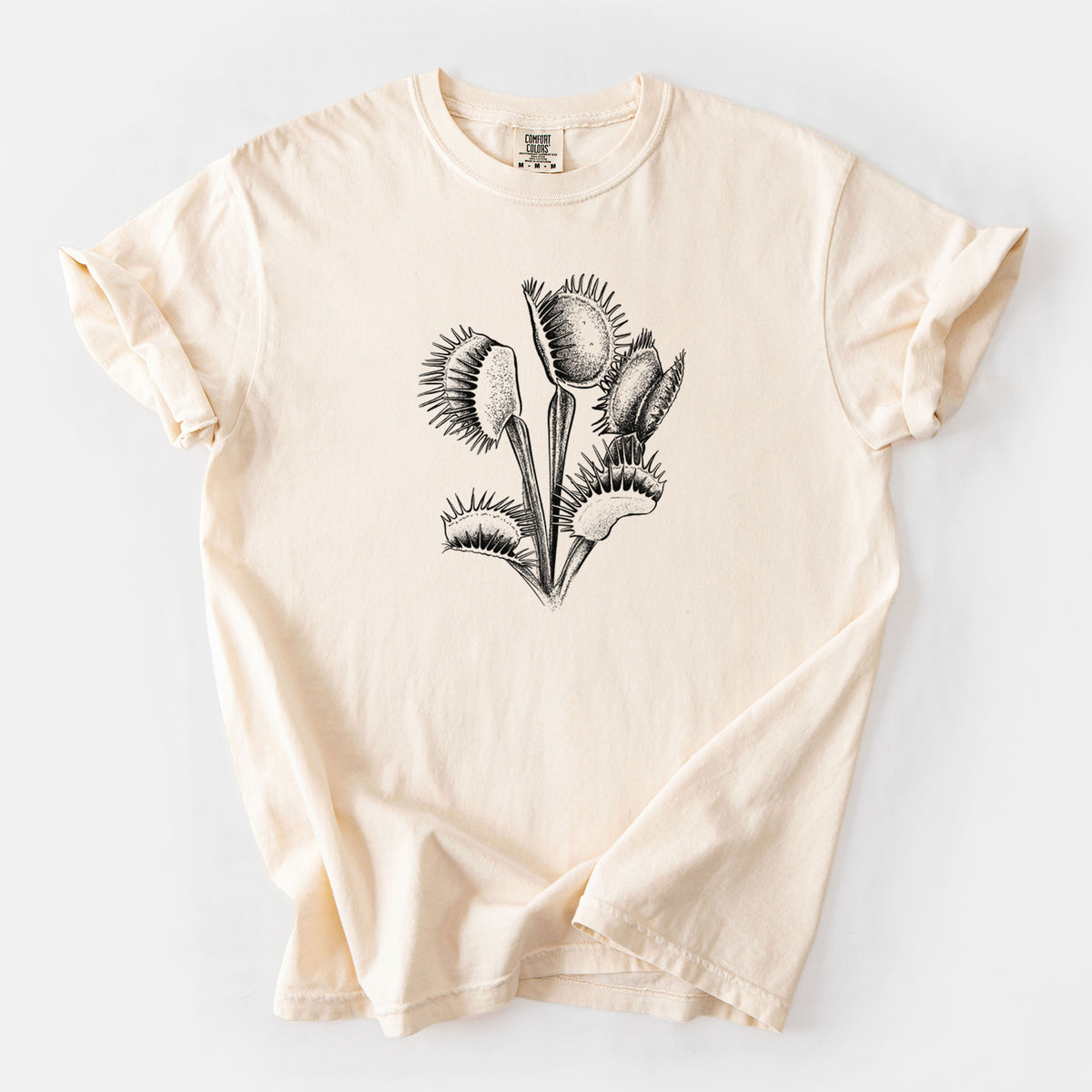 Venus Fly Trap - Dionaea muscipula - Unisex Comfort Colors Garment-Dyed Heavyweight T-shirt