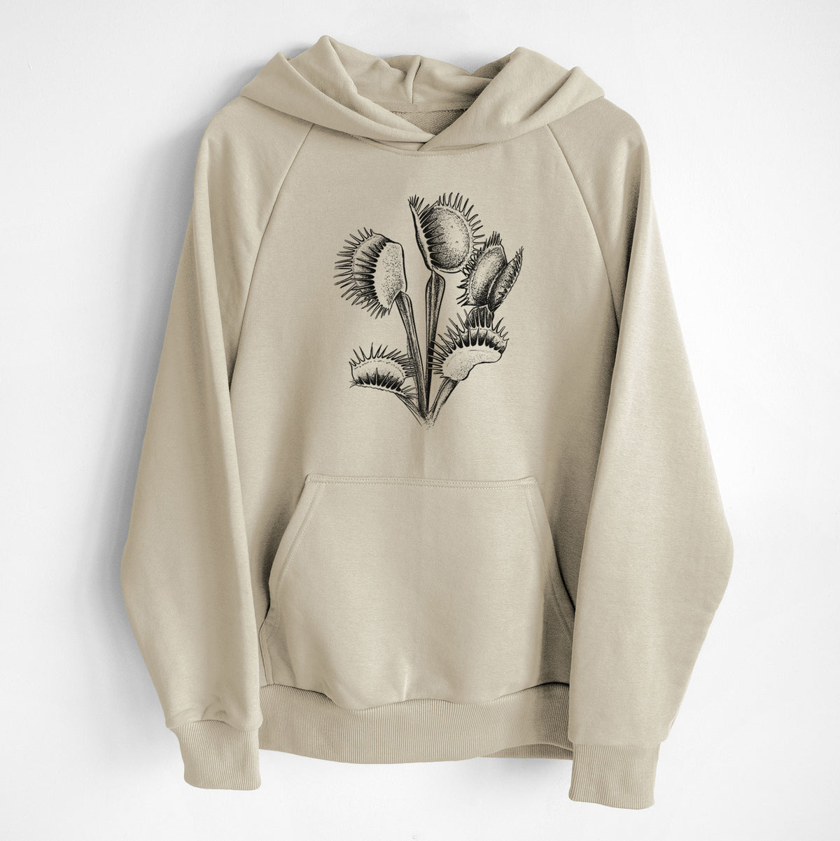 Venus Fly Trap - Dionaea muscipula - UltraLuxe Heavyweight French Terry Hoodie