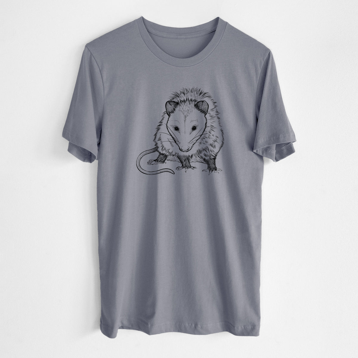 Virginia Opossum - Didelphis virginiana - Lightweight 100% Cotton Unisex Crewneck