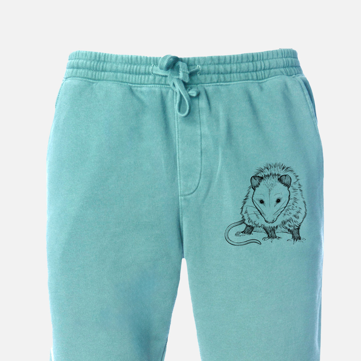 Virginia Opossum - Didelphis virginiana - Unisex Pigment Dyed Sweatpants