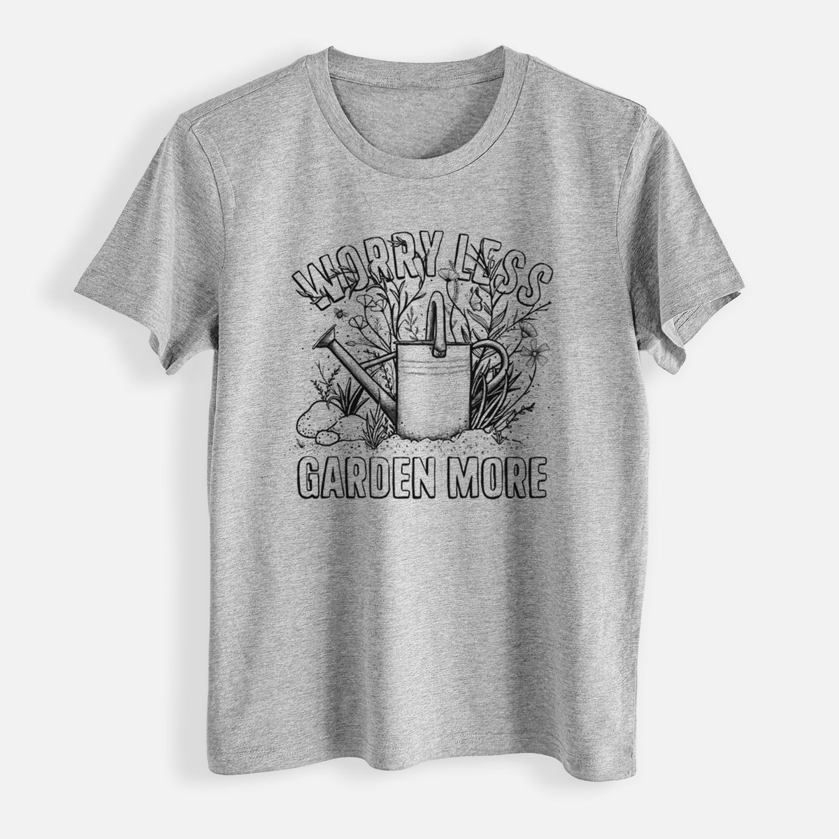 Worry Less — Garden More - Womens Everyday Maple Tee