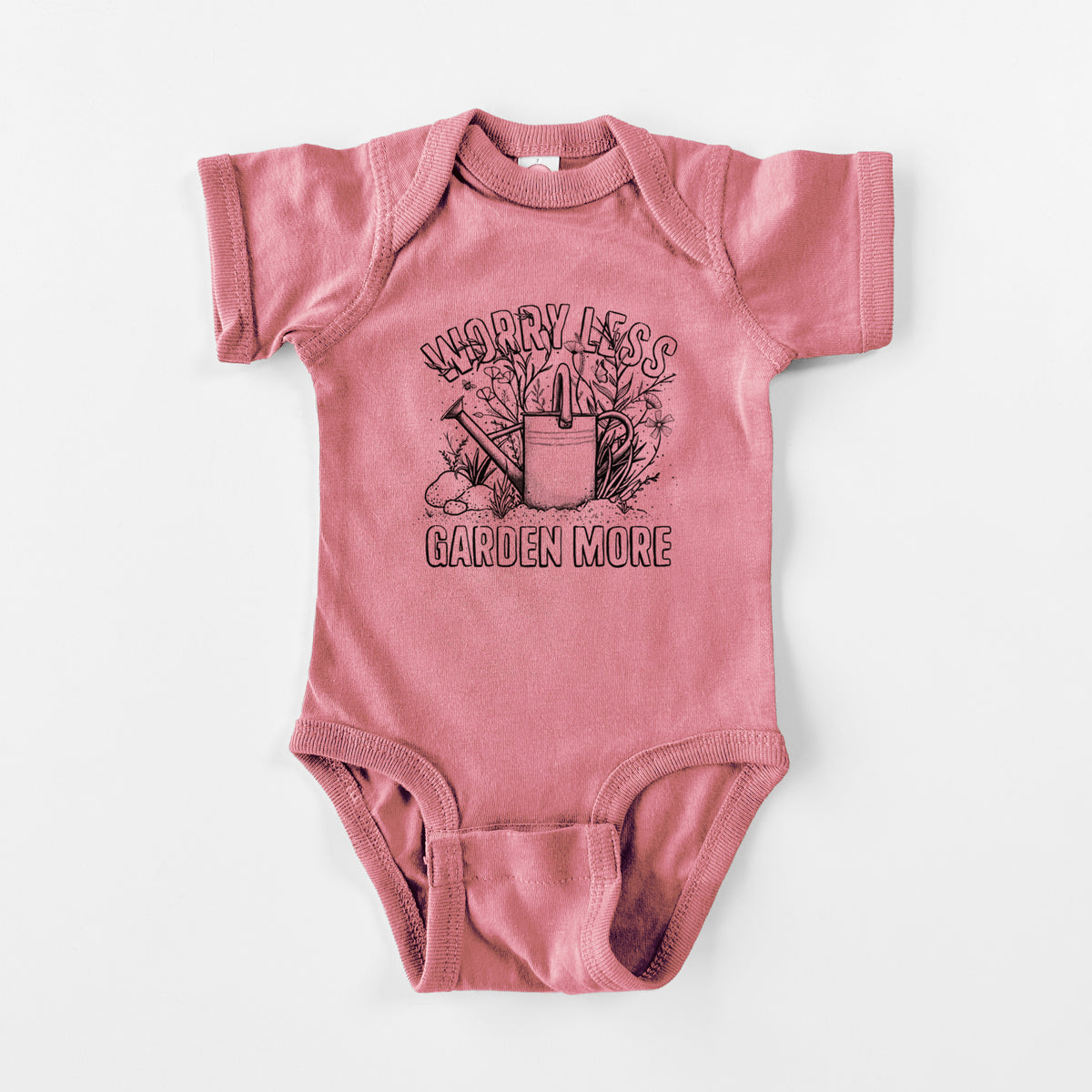 Worry Less — Garden More - Baby Fine Jersey Bodysuit