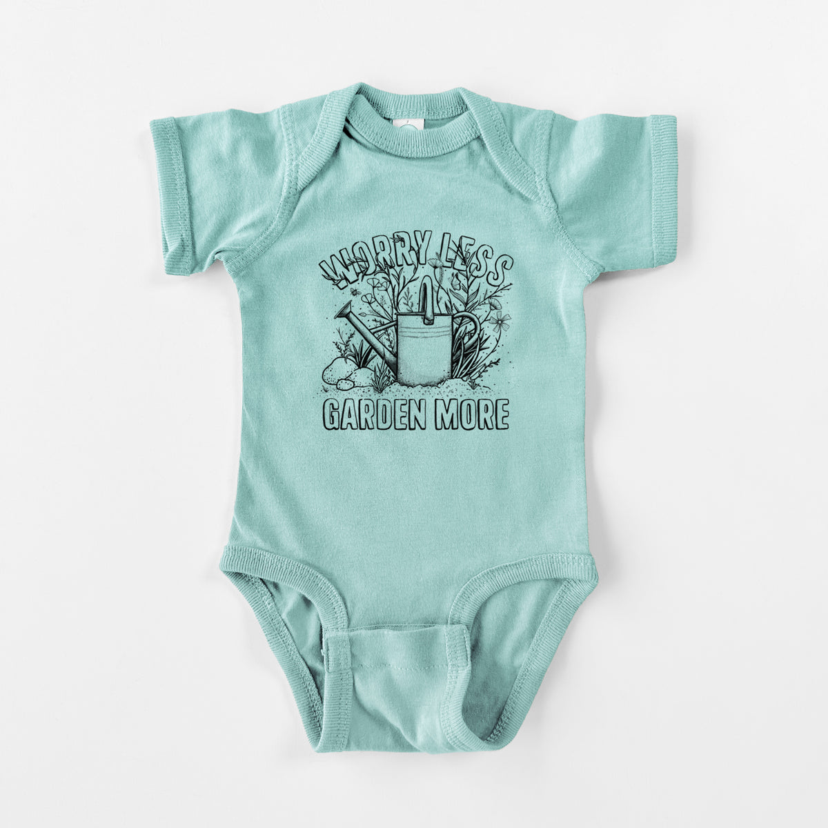 Worry Less — Garden More - Baby Fine Jersey Bodysuit
