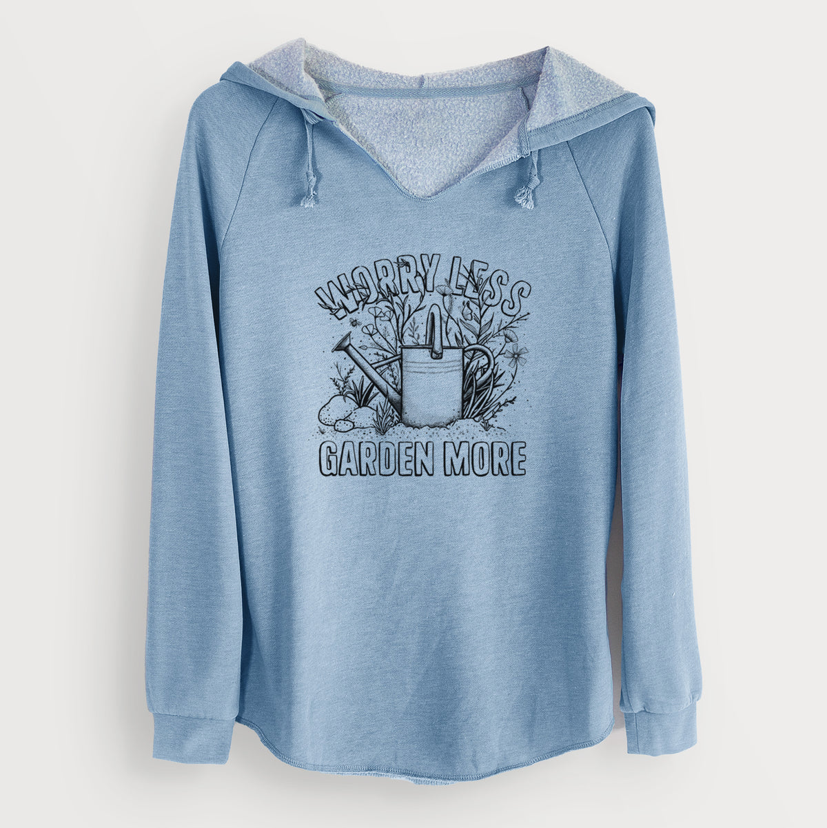 Worry Less — Garden More - Cali Wave Hooded Sweatshirt