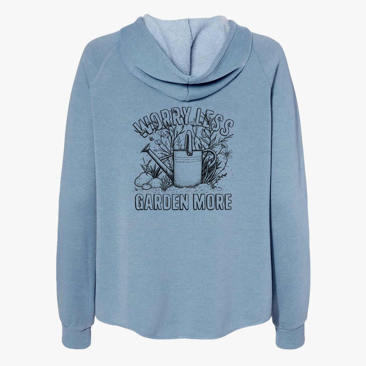 Worry Less — Garden More - Women's Cali Wave Zip-Up Sweatshirt