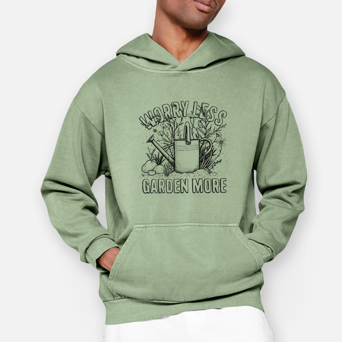 Worry Less — Garden More  - Urban Heavyweight Hoodie