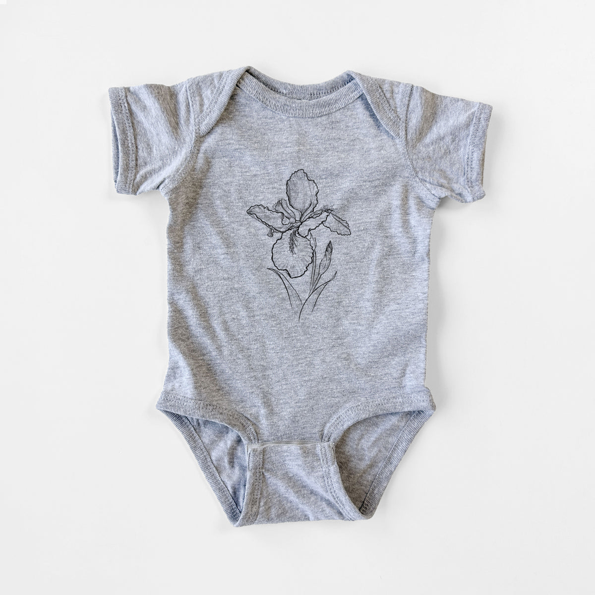 Wall Iris - Iris tectorum - Baby Fine Jersey Bodysuit