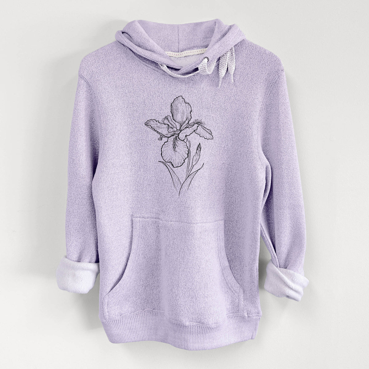 Wall Iris - Iris tectorum - Knit Hoodie