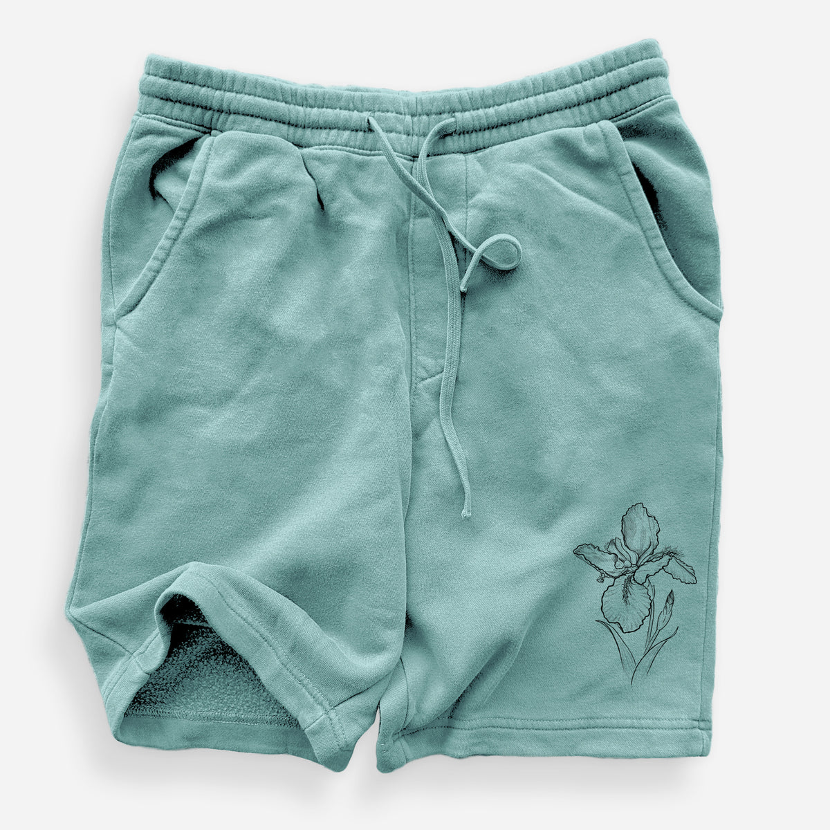 Wall Iris - Iris tectorum - Unisex Pigment Dyed Shorts
