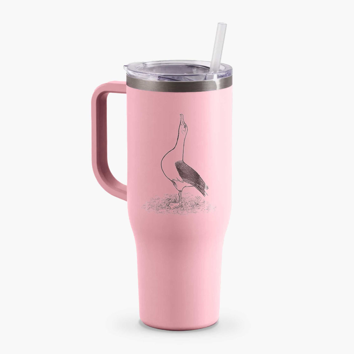 Diomedea exulans - Wandering Albatross - 40oz Tumbler with Handle