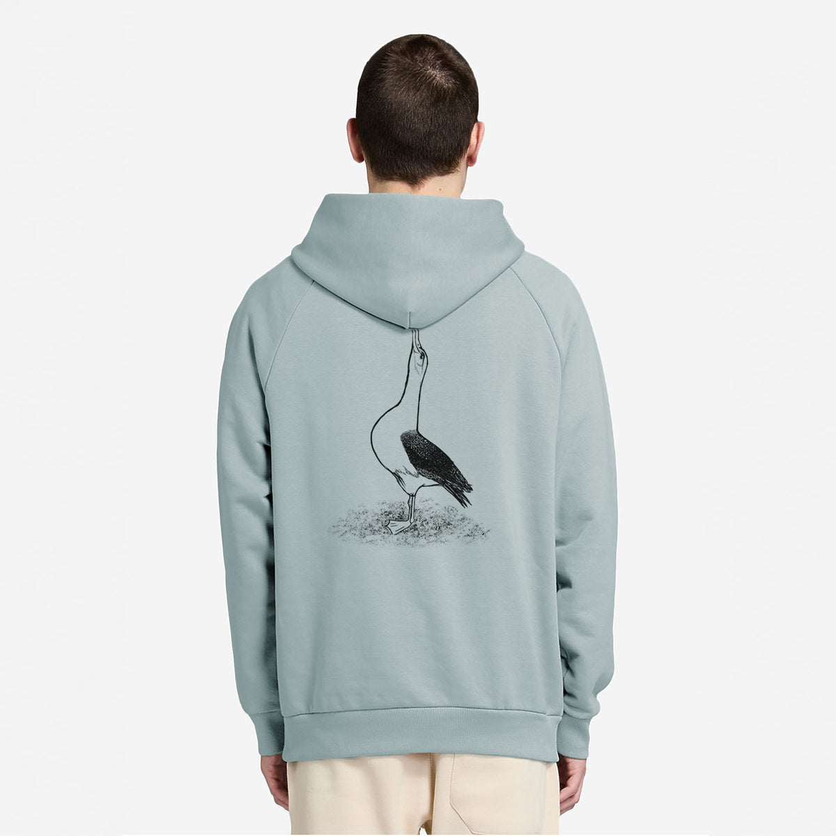 Diomedea exulans - Wandering Albatross - UltraLuxe Heavyweight French Terry Hoodie