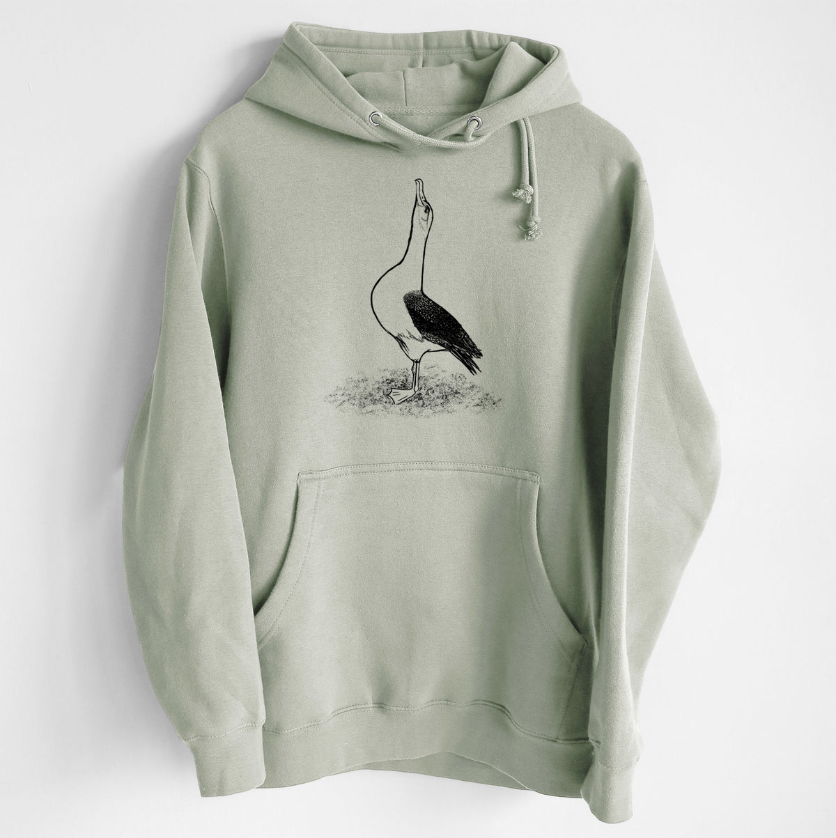 Diomedea exulans - Wandering Albatross - Heavyweight Fleece Hoodie