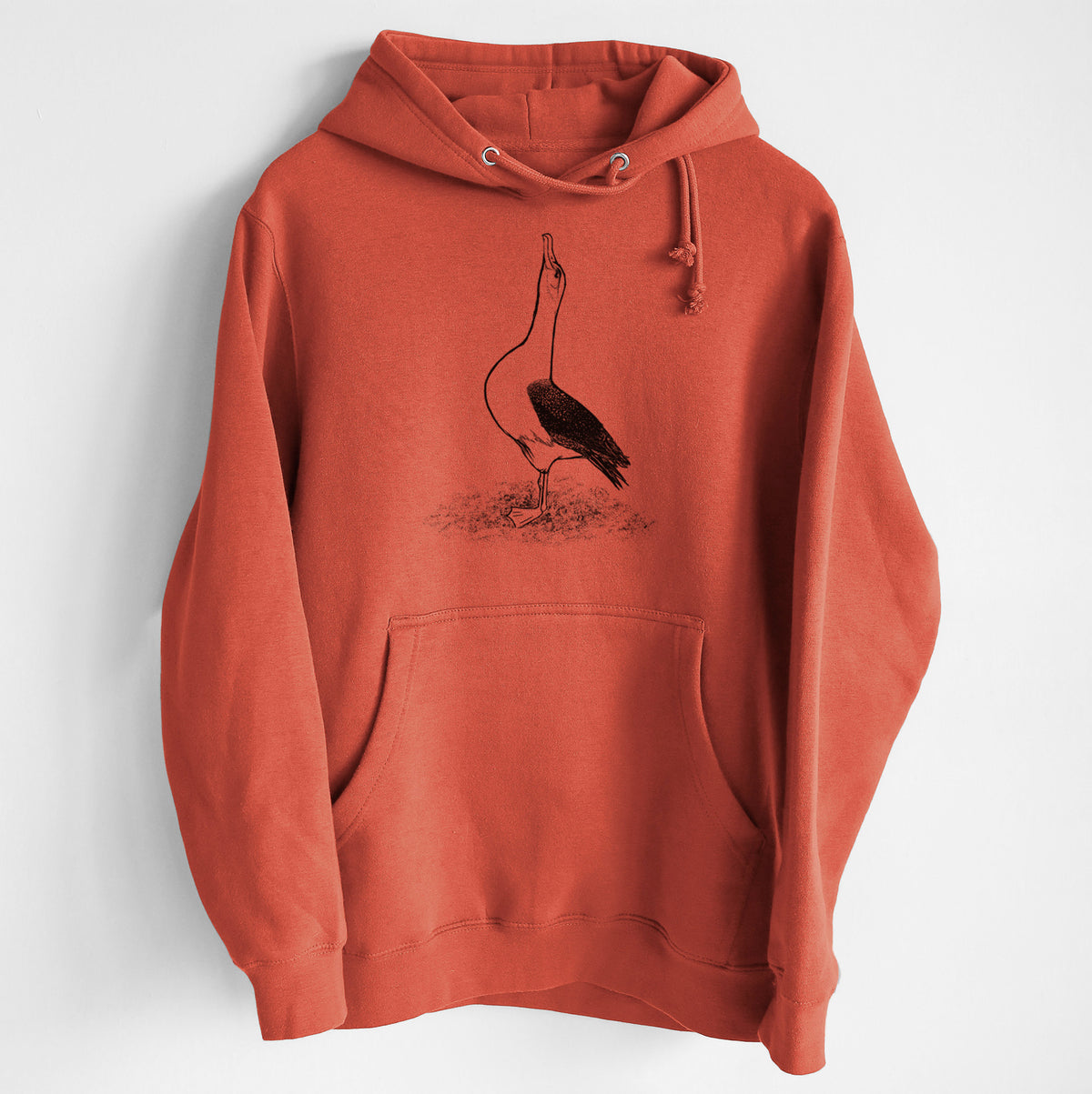 Diomedea exulans - Wandering Albatross - Heavyweight Fleece Hoodie