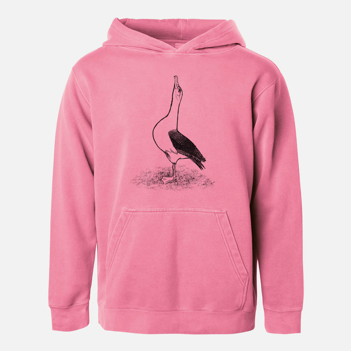 Diomedea exulans - Wandering Albatross - Youth Pigment Dyed Hoodie